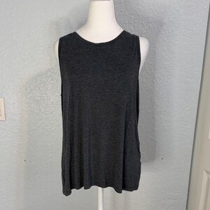 Halogen Charcoal Gray Sleeveless Muscle Tee